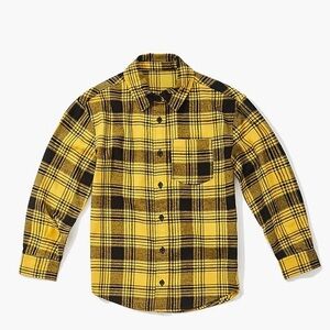 Forever 21 Kids Girls & Boys Plaid Buttoned Shirt Size 13/14